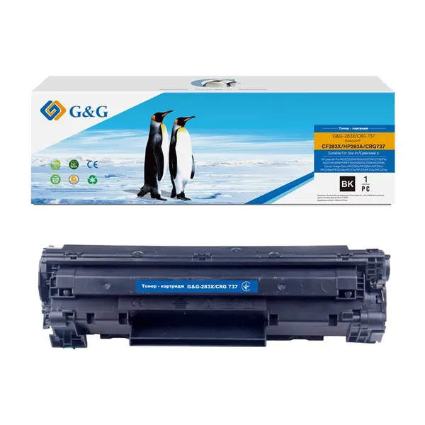 Картридж G&G до HP LJ Pro M125/M127/Canon MF212w/ MF227dw Black (2200 стор)