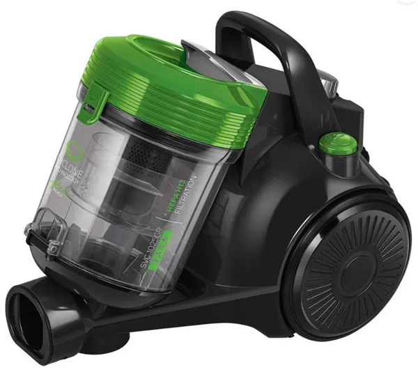 Пылесос Sencor контейнерный, 700Вт, конт пыль -2л, НЕРА, черно-зеленый