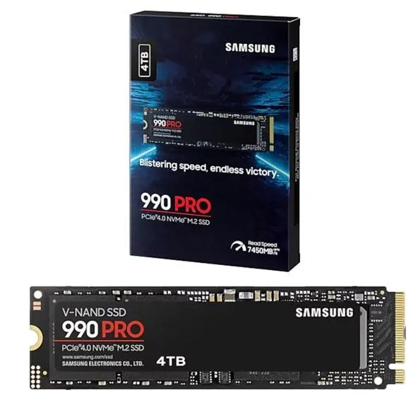 Накопитель SSD Samsung  M.2 4TB PCIe 4.0 990PRO