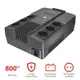 Джерело безперебійного живлення Trust Maxxon 800VA UPS with 6 standard wall power outlets BLACK