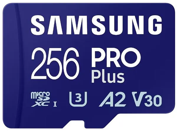 Карта пам'яті Samsung microSDXC   256GB C10 UHS-I R180MB/s PRO Plus