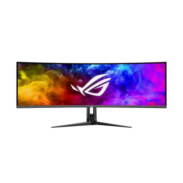 Монітор Asus 49" ROG Swift PG49WCD HDMI, DP, USB-C, 4xUSB, MM, OLED, 5120x1440, 32:9, 144Hz, 0.03ms, DCI-P3 99%, CURVED, AdaptiveSync, HAS, HDR400