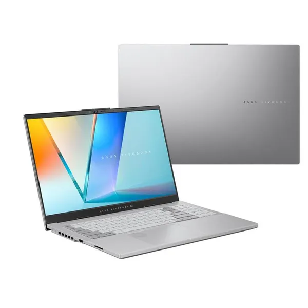 Ноутбук ASUS Vivobook Pro 15 N6506MV-MA022 15.6" 3K OLED, Intel Ultra 7 155H, 16GB, F1TB, NVD4060-8, NoOS, Сріблястий