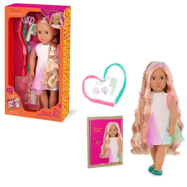 Кукла Our Generation Тесси c растущими разноцветными волосами 46см