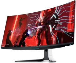 Монітор DELL 34" AW3423DW 2xHDMI, DP, USB3.2, Audio, QD-OLED, 3440x1440, 21:9, 175Hz, 0.1ms, 149%sRGB, Delta E<2, CURVED, Adaptive-Sync, G-SYNC, HAS фото