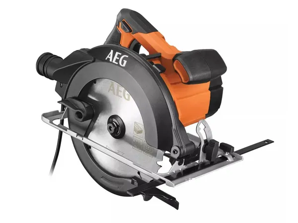 Пила циркулярная KS12-1 AEG, 1200 Вт, 6100об/мин, Ø165/20мм, 41мм/45°, 54мм/90°, 3,3кг