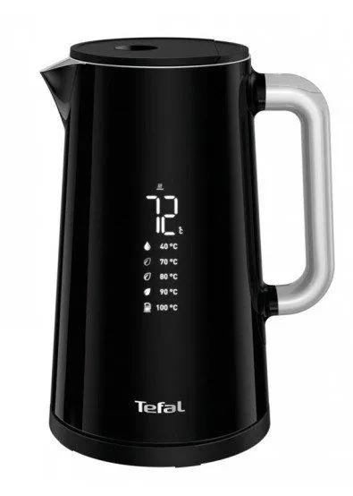 Электрочайник Tefal DIGITAL, 1.7л, LED дисплей, с двойными стенками, глянец, черный