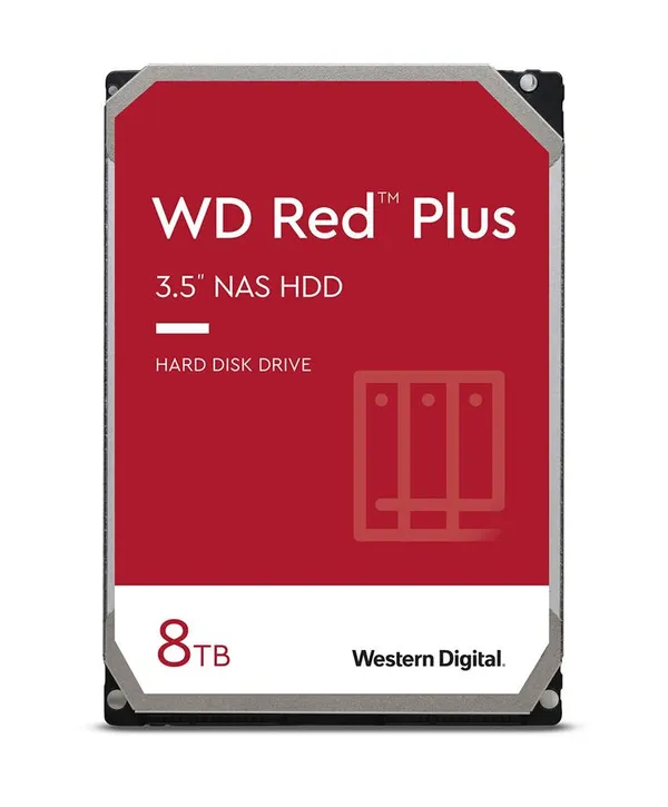 Жорсткий диск WD  8TB 3.5" 5640 256MB SATA Red Plus NAS