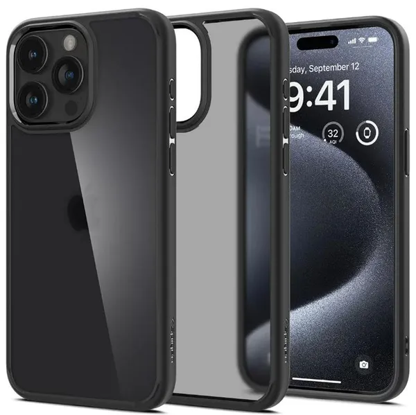 Чохол Spigen для iPhone 15 Pro, Ultra Hybrid, Frost Black