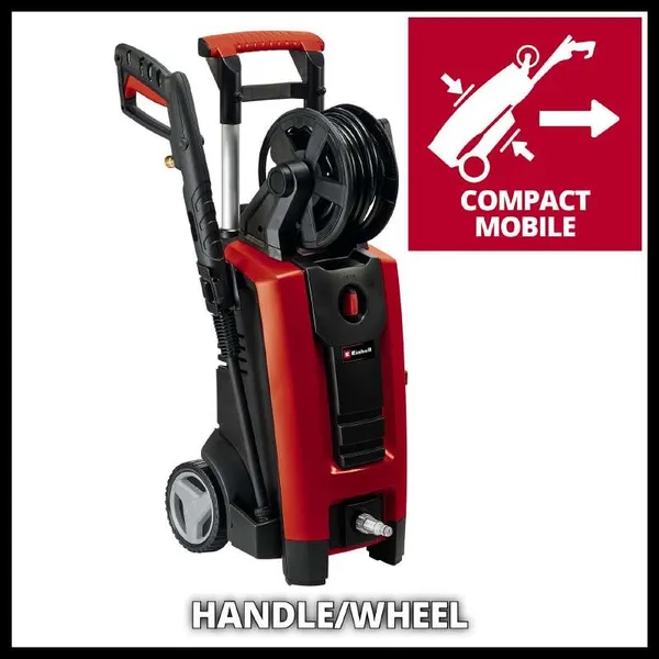 Мінімийка високого тиску Einhell TE-HP 170, 2300Вт, 170бар, 440л/год, шланг 5м, 11.65кг купити онлайн