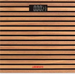 Весы Ardesto напольные Plank, 150кг, AAAx2 в компл, стекло, многоцветные фото