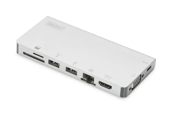 Док-станция DIGITUS Travel USB-C, 8 Port