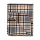 Плед ARDESTO Fleece 130x160см, 100% полиэстер, клетка, бело-коричневый заказать