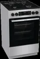 Плита Gorenje комби, 62л, 50x60см, дисплей, IconLed,эмалированные, титан