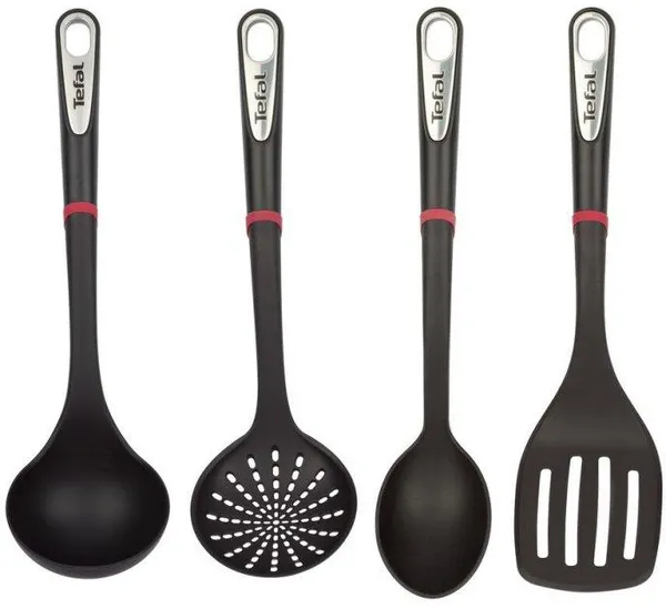 Набор кухонных аксессуаров Tefal Ingenio, 4шт, пластик, черный