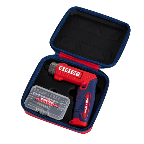 Заказать Отвертка аккумуляторная EMTOP ECSR0803 с доставкой