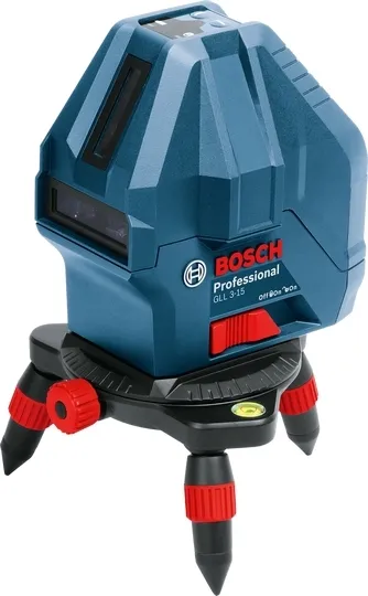 Нивелир лазерный BOSCH GLL 3-15X, до 15м, ±0.2мм/м, 3 луча + 1 точка отвеса отзывы