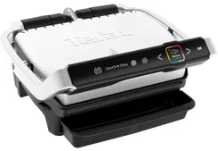 Гриль Tefal прижимной OptiGrill Elite 2000Вт, темп. режимов-15, съёмные пластины, металл фото