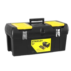 Ящик для інструменту Stanley 2000, органайзер в кришці, 24.8x48.9x26см, пластик фото