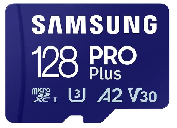 Карта пам'яті Samsung microSDXC    128GB C10 UHS-I R180MB/s PRO Plus