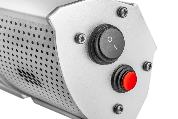 Купить Обогреватель инфракрасный Neo Tools, 2000Вт, 18м кв, 2 уровня мощности, пульт, 62.2х10.5х7.2см, IP65