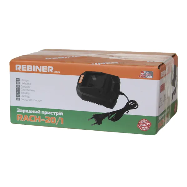 Зарядное устройство для аккумуляторов Li-Ion 20 В Rebiner RACH-20/1 отзывы