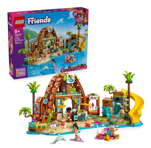Конструктор LEGO Friends Пляжний курорт для сімейного відпочинку