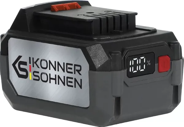 Купити Газонокосарка акумуляторна Konner&Sohnen KS 33LM-20V 20В акб 1х4А·год 33см 30л 25-75мм 14кг зі знижкою