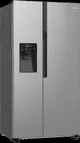 Холодильник SBS Gorenje, 179х70х92см, 2 дв., 376(190)л, А++, NF+, Инв. , Зона св-ти, диспенсер, генератор льда, Внешн.диспл, нерж