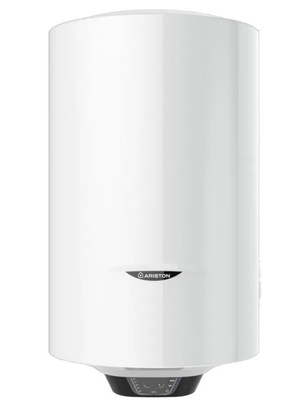 Водонагреватель электр. Ariston круглый PRO1 ECO 100 V 1,8K PL DRY, 100л, 1,8кВт, сухой тэн, эл. упр-ние, B, Италия, белый