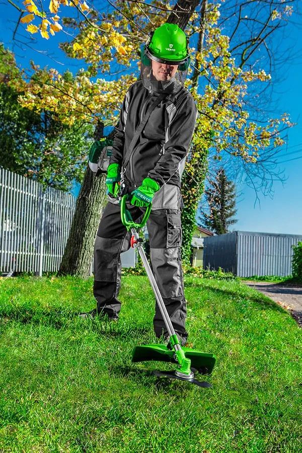 Перчатки рабочие Verto, синтетическая кожа, р.9, зеленый заказать