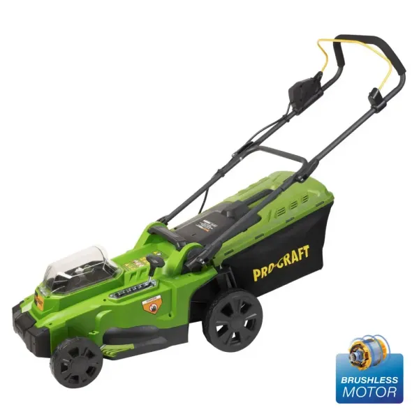 Безщеточная газонокосилка аккумуляторная 37 см, 2×20 В Procraft PLM20 (без АКБ и ЗУ)
