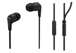 Наушники In-ear Philips TAE1105 3.5 mini-jack, Mic, Черный фото