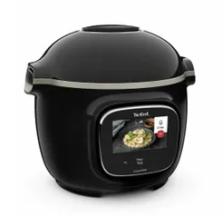 Мультиварка-скороварка Tefal Cook4me Touch, 1600Вт, чаша-6л, сенсорное управл., 13 програм, металл/пластик, черный фото