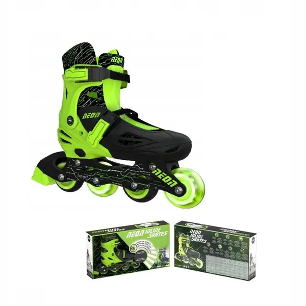 Роликовые коньки Neon Inline Skates Зеленый (Размер 30-33)