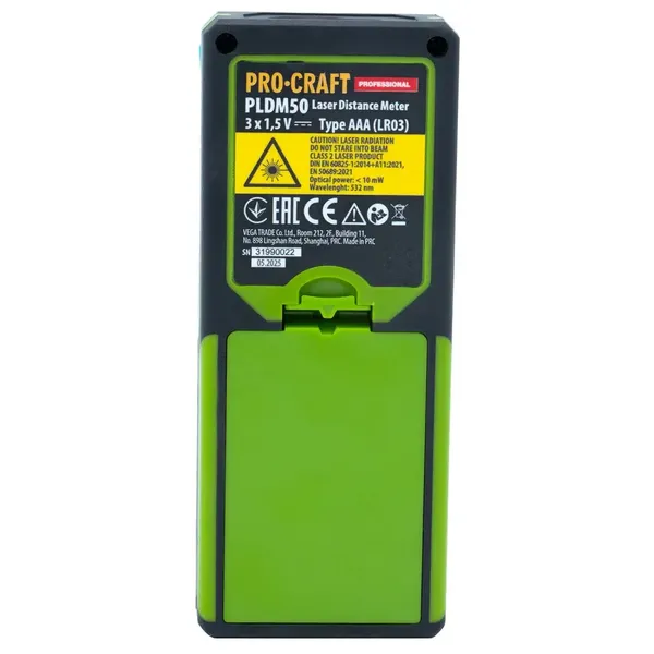 Лазерный дальномер Procraft PLDM50 отзывы