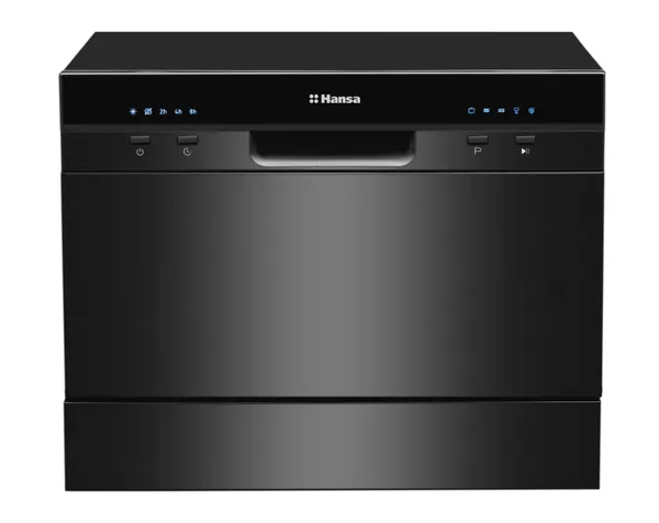 Посудомоечная машина Hansa настольная, 6компл., A+, 55см, дисплей, черный