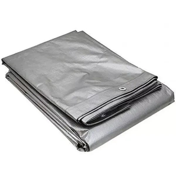 Полипропиленовый тент 2×3 м, 110 г/м2 серый WoffMann Silver color цена в Украине