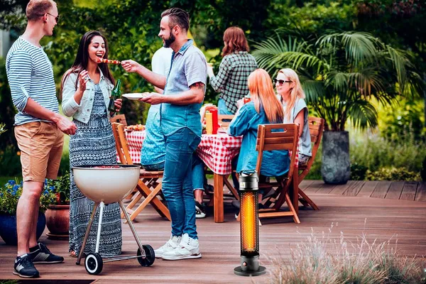 Обігрівач інфрачервоний Neo Tools, підлоговий, 1000Вт, 3м кв, 20х20х62см, IP44 купити онлайн