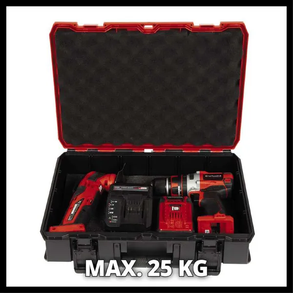 Заказать Кейс для инструмента Einhell E-Case S-F, 13.1х44.4х33см, пластик с доставкой