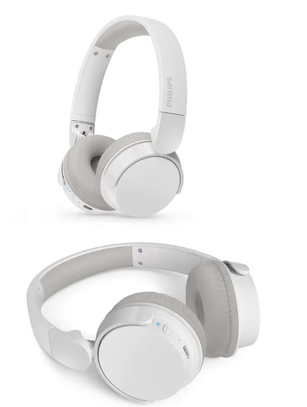 Наушники On-ear Philips TAH3209 BT 5.3, Wireless, Mic, Белый