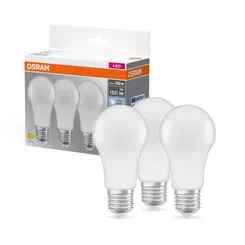 Набор ламп 3шт OSRAM LED E27 13Вт 4000К 1520Лм A60 фото