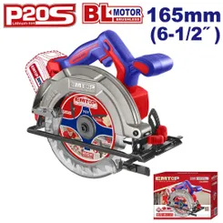 Пила дисковая аккумуляторная EMTOP ELCS1652 (без АКБ и ЗУ) фото