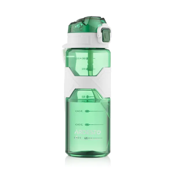 Пляшка для води Ardesto Fitness 800мл, пластик, зелений