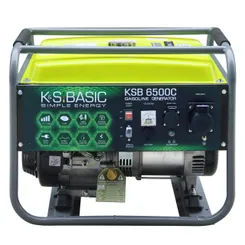 Генератор бензиновий Könner & Söhnen Basic KSB 6500C, 5 / 5.5 кВт фото