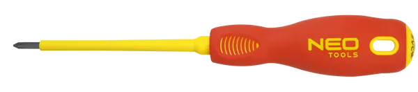 Викрутка Neo Tools хрестова, діелектрична, PZ2x100мм, сталь SVCM