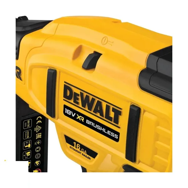 Заказать Гвоздозабиватель аккумуляторный DeWalt 18В XR Li-Ion бесщеточный D1.6 гвозди 32-64мм 2.4кг без АКБ и ЗП с доставкой