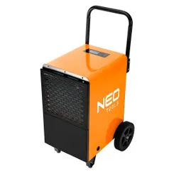 Осушитель воздуха промышленный Neo Tools 50л/сутки 180м кв 300м куб/ч 750Вт LCD дисплей эл.управление таймер IP22 фото