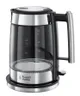 Електрочайник Russell Hobbs Elegance, 1.7л, скло, сріблясто-чорний