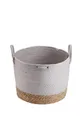 Корзина ARDESTO Minimalism 35х35х27см, бумажный шпагат, рогожка, серая